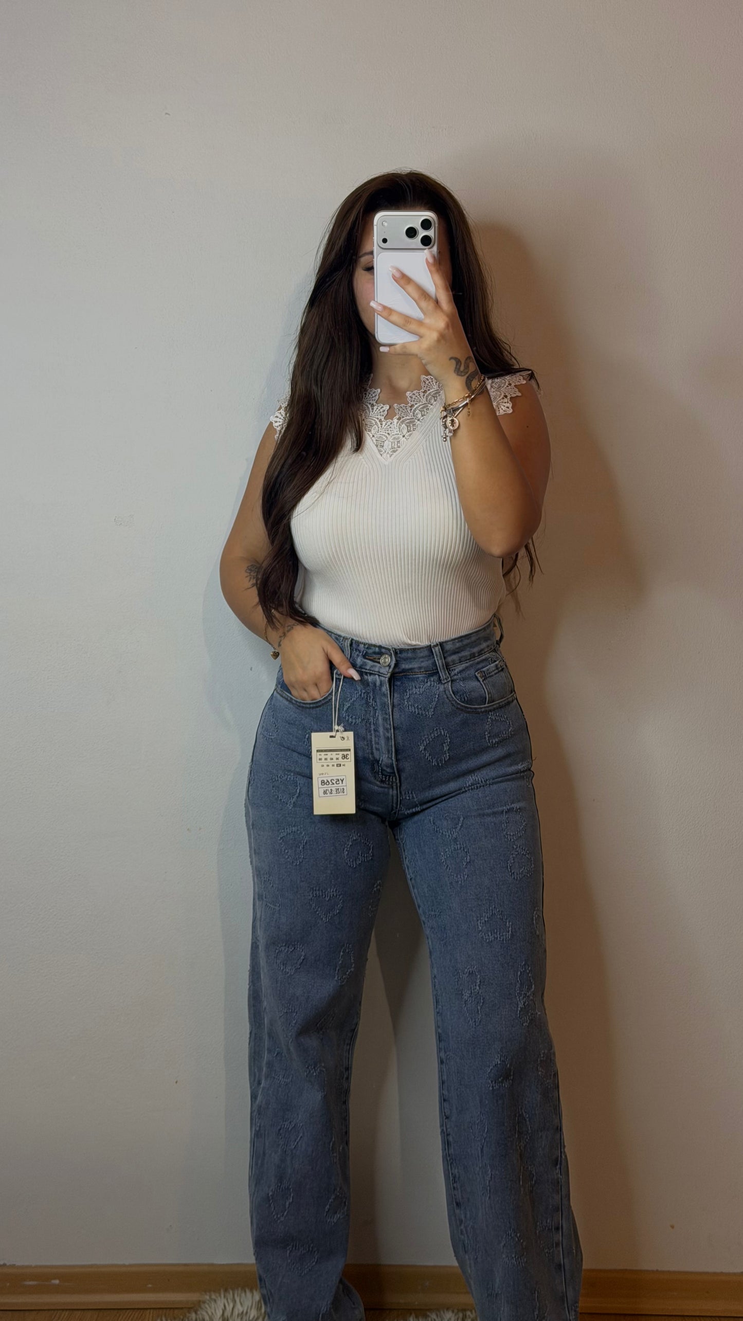 Calça ganga corações