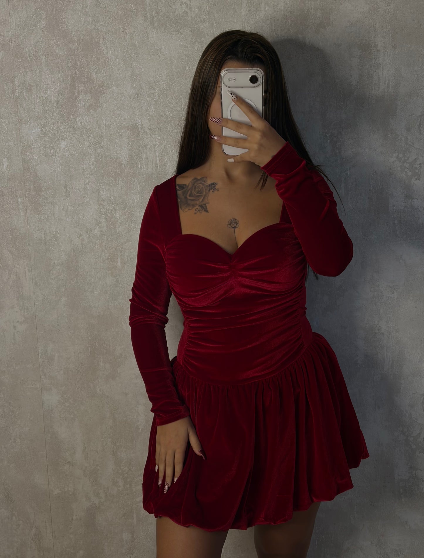 Vestido Veludo Velvet