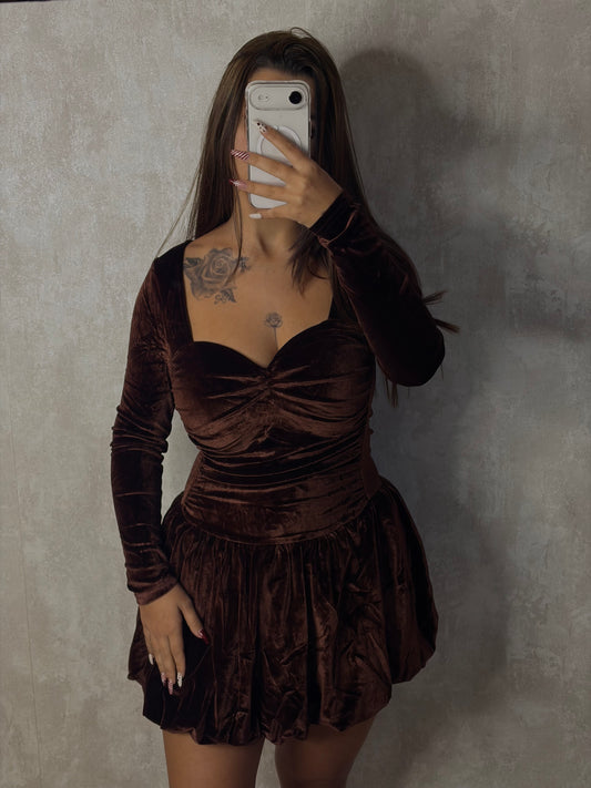 Vestido Veludo Velvet