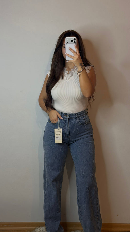 Calça ganga corações